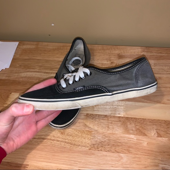 Vans Grey and Black Lace Classics Mens Size 7 - Picture 7 of 7